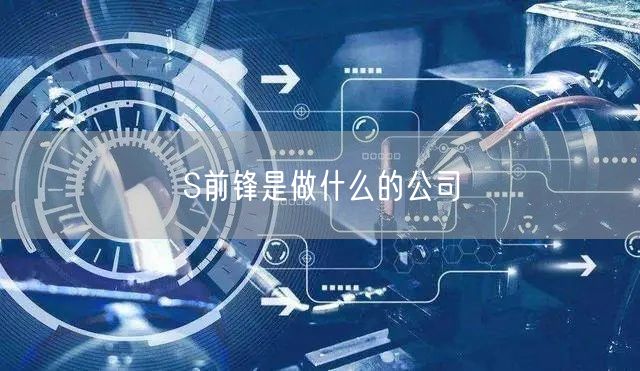S前锋是做什么的公司