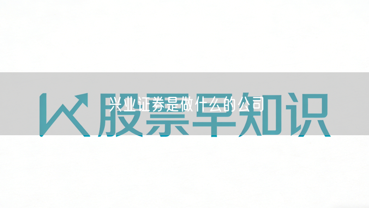 兴业证券是做什么的公司