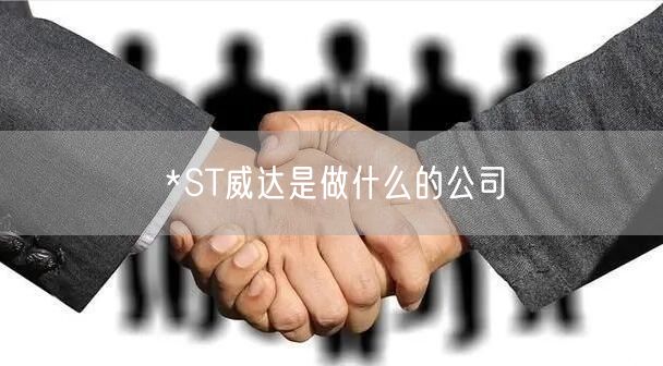 *ST威达是做什么的公司