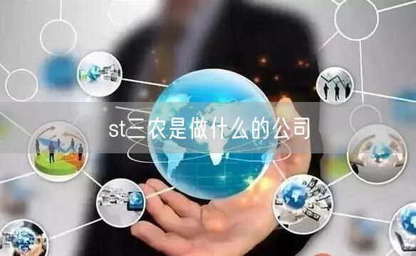 st三农是做什么的公司