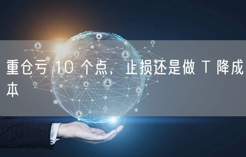 重仓亏 10 个点，止损还是做 T 降成本
